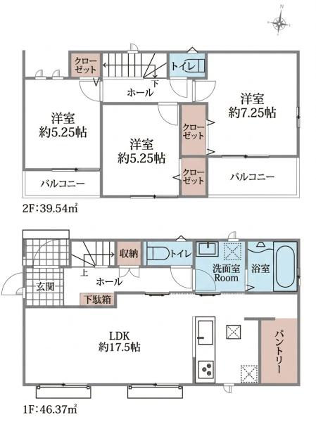 高槻市昭和台町2丁目　新築戸建　A号棟