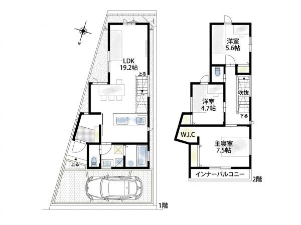 高槻市松が丘4丁目　新築戸建　1号地