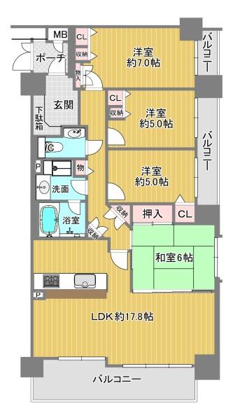 ファミール茨木・舟木町弐番館
