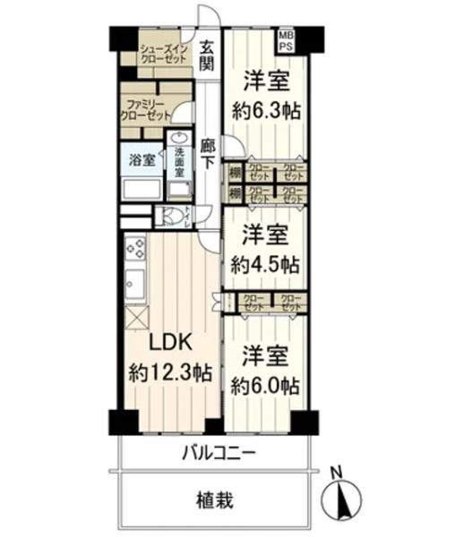 さんくれーる茨木Ｂ棟