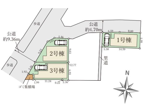 高槻市城西町　新築戸建　3号棟