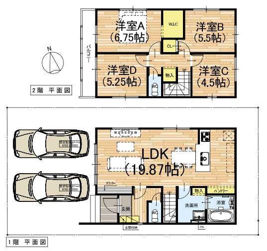 高槻市真上町5丁目　新築戸建　1号地
