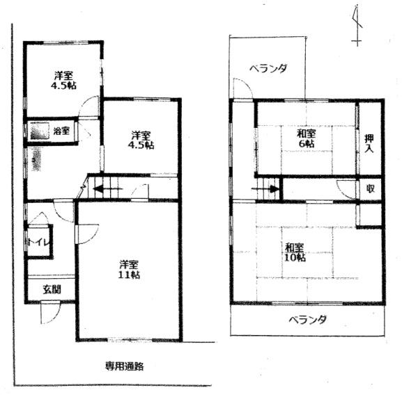 茨木市東奈良1丁目　中古戸建