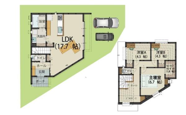高槻市日吉台四番町　新築未入居戸建