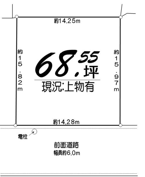 茨木市山手台５丁目　売り土地