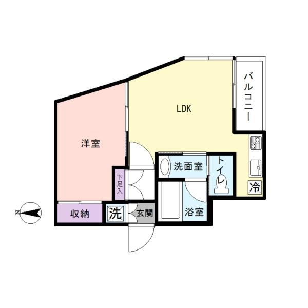 メトロ新高円寺マンション(間取り)