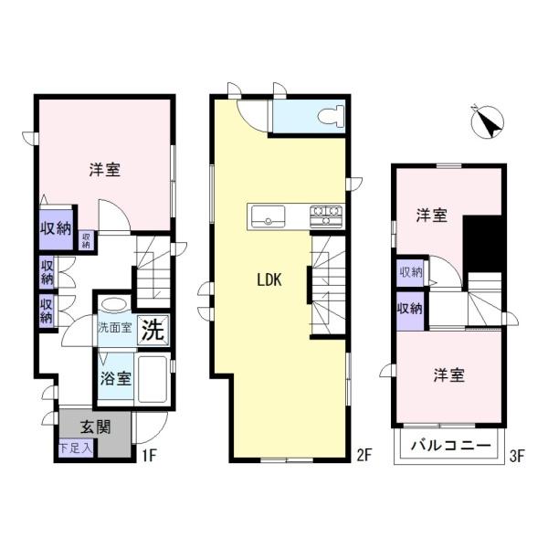 新宿区北新宿３丁目の中古一戸建て