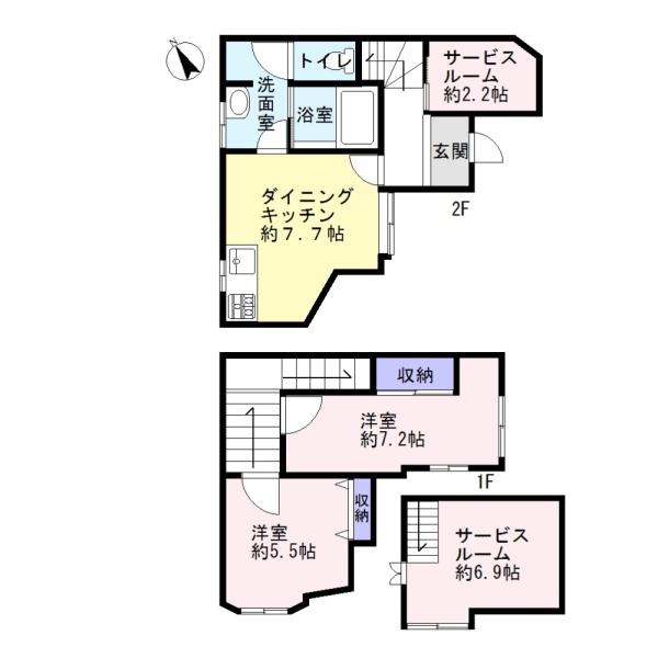 中野区中央２丁目の中古一戸建