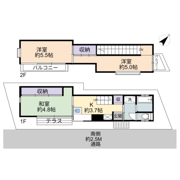 新宿区上落合３丁目の中古一戸建て