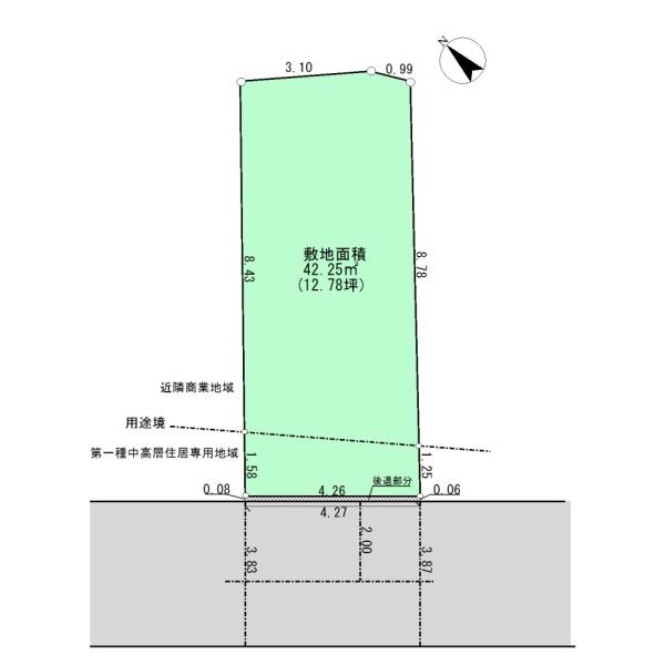 新宿区河田町の売土地