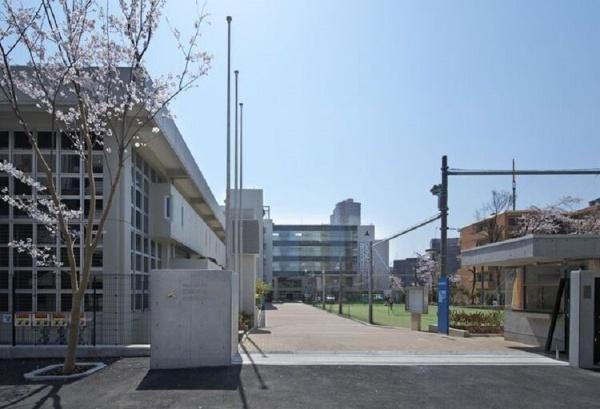新宿区河田町の土地(私立成城高校)