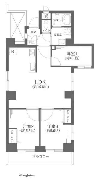 マンション草加旭園