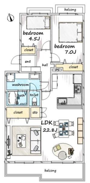 東鷲宮ニュータウン駅前通り７の6号棟