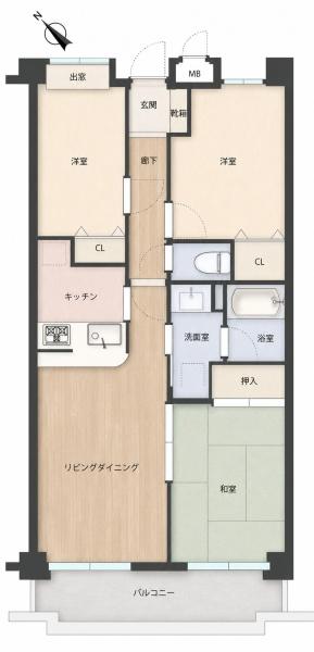 ◆フルリノベーション◆　ダイアパレス勝田台南