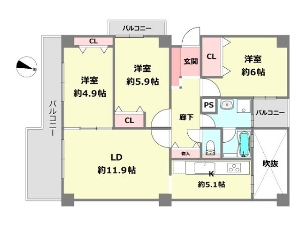 日商岩井芦屋ガーデンヒルズH棟