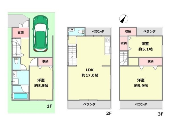 神戸市東灘区御影石町1丁目中古戸建