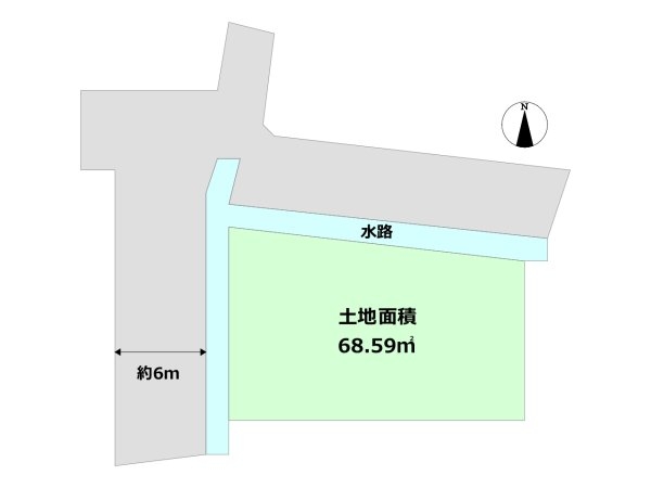 西宮市上大市１丁目の土地