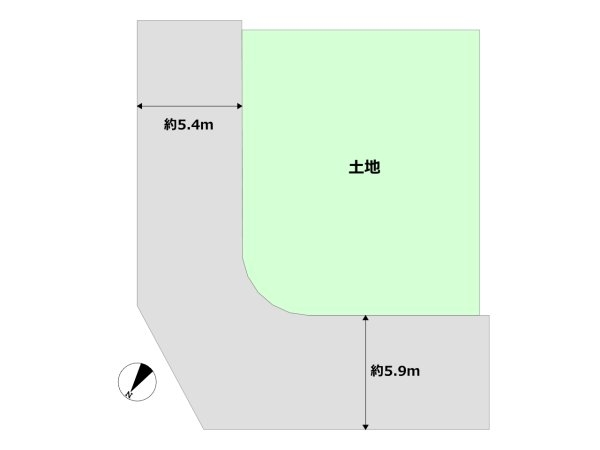 西宮市苦楽園四番町新築一戸建て(区画図)