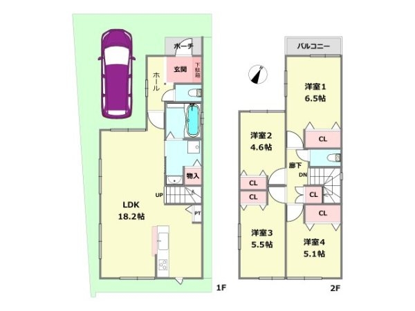 尼崎市杭瀬南新町1丁目新築一戸建て