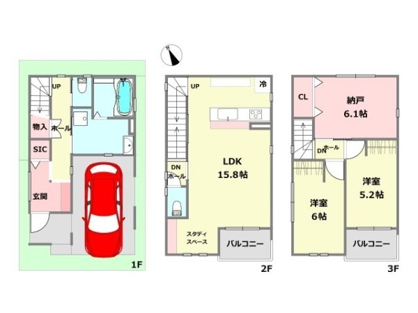 西宮市里中町3丁目新築一戸建て