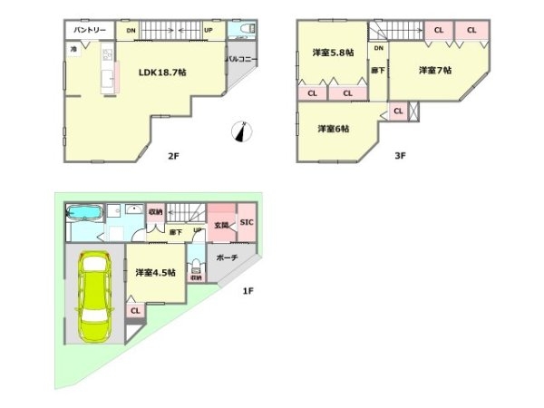 神戸市灘区灘南通1丁目新築一戸建て