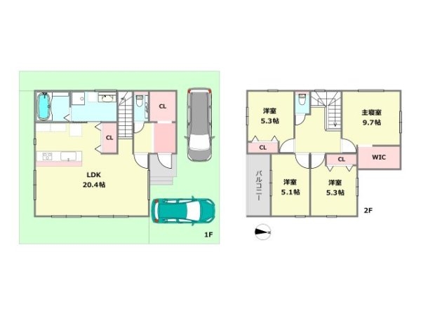 西宮市花の峯戸建　全1区画