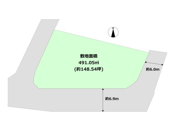 西宮市仁川町６丁目の土地