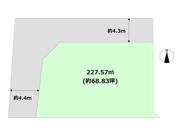 西宮市甲風園３丁目の土地