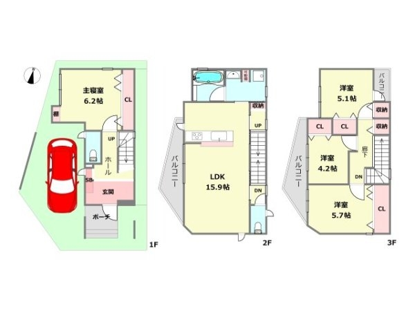 神戸市東灘区西岡本1丁目新築一戸建て