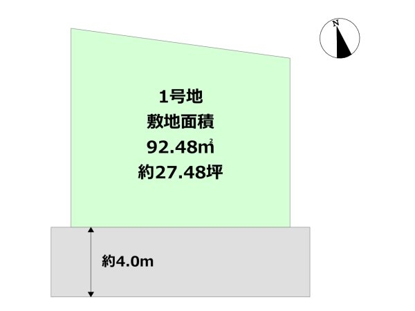 西宮市一ヶ谷町売り土地1号地