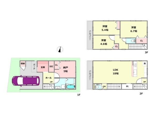 神戸市灘区神ノ木通3丁目新築一戸建て