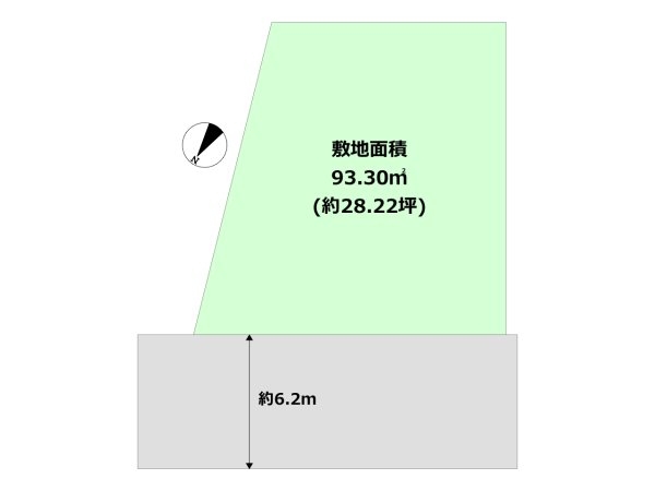 西宮市上ケ原六番町建築条件付き売り土地