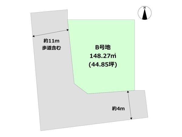 芦屋市津知町建築条件付き売り土地