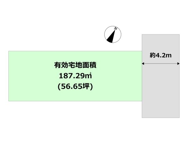 西宮市仁川町４丁目の土地