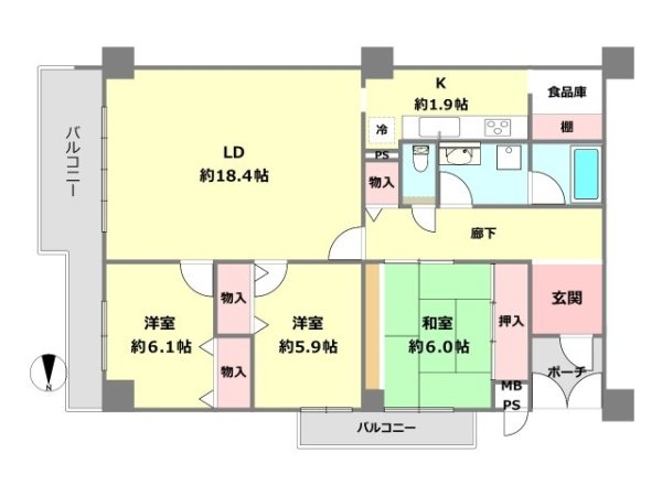 日商岩井芦屋ガーデンヒルズA棟