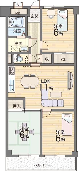 関目グリーンハイツＡ棟