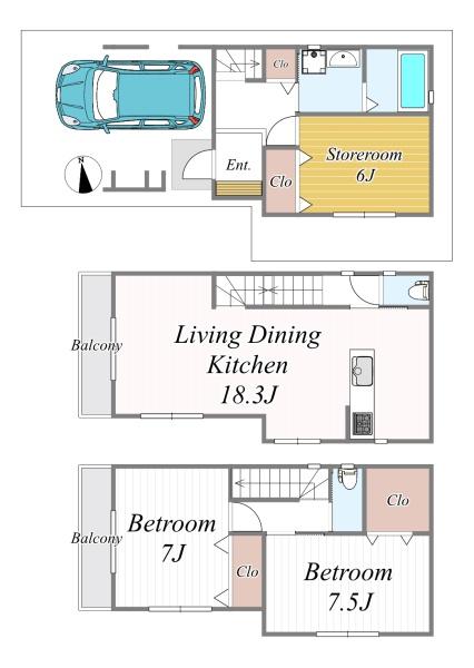 大阪市福島区海老江３丁目の中古一戸建