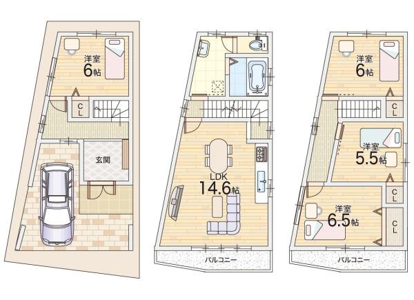 大阪市西成区玉出東１丁目の中古一戸建