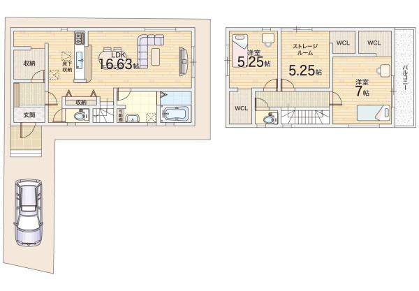 豊中市本町９丁目の新築一戸建