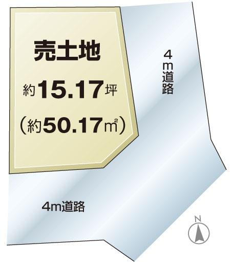 寝屋川市三井南町の土地