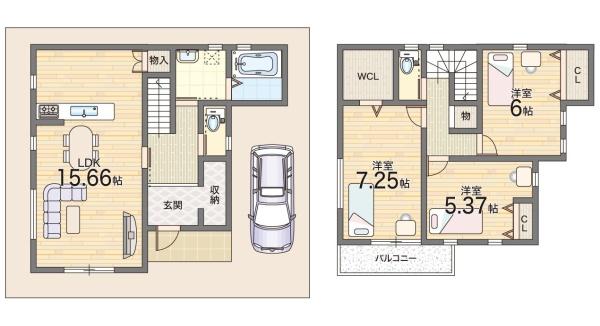 大阪市生野区舎利寺１丁目の新築一戸建