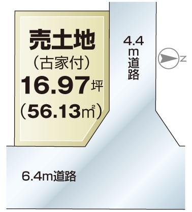 八尾市刑部４丁目の土地