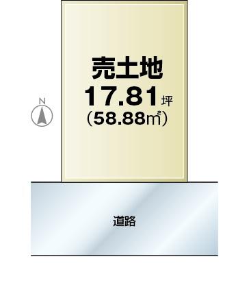 大東市緑が丘２丁目の土地