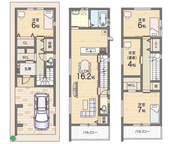 大阪市大正区小林東２丁目の中古一戸建
