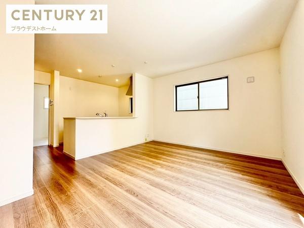 大阪市平野区加美鞍作3丁目の新築一戸建(リビング)