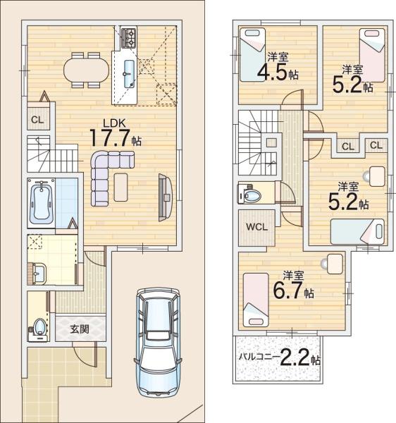 豊中市服部寿町1丁目の新築一戸建