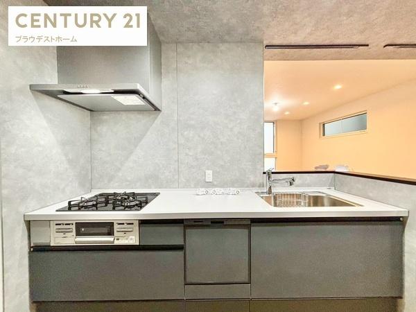 茨木市耳原1丁目の新築一戸建(キッチン)