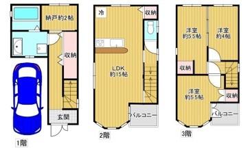東大阪市長堂２丁目の中古一戸建