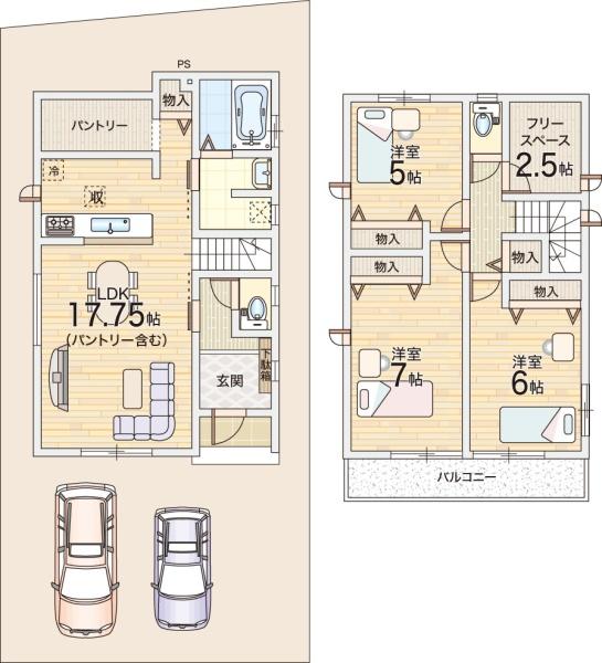 枚方市東香里３丁目の新築一戸建