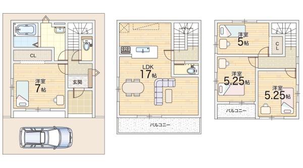 寝屋川市池田本町の新築一戸建